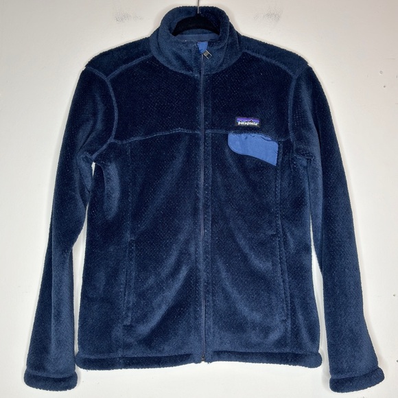 Patagonia Worn Wear Full-Zip Re-Tool Jacket in Navy Blue Size S - Picture 2 of 12